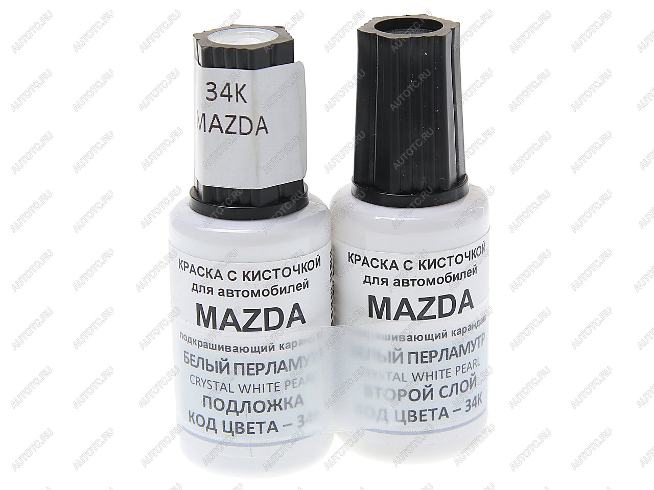 699 р. Краска с кистью 20мл MAZDA 34K 2-х компонентная PODKRASKA PODKRASKA 34k  с доставкой в г. Воронеж