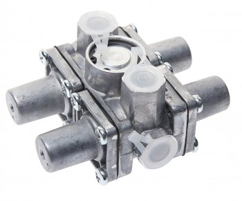 1 599 р. Клапан ЗИЛ,КАМАЗ,МАЗ,МЗКТ,ПАЗ защитный 4-х контурный MEGAPOWER MEGAPOWER 350-14-003  с доставкой в г. Воронеж. Увеличить фотографию 2