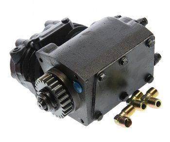 13 549 р. Компрессор КАМАЗ (2 цилиндровый) жид. охлаж. 210лмин. MEGAPOWER MEGAPOWER 350-27-010  с доставкой в г. Воронеж. Увеличить фотографию 3