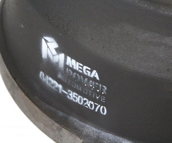 13 349 р. Барабан тормозной МАЗ-ЕВРО (10 отверстий) MEGAPOWER MEGAPOWER 350-32-032  с доставкой в г. Воронеж. Увеличить фотографию 3
