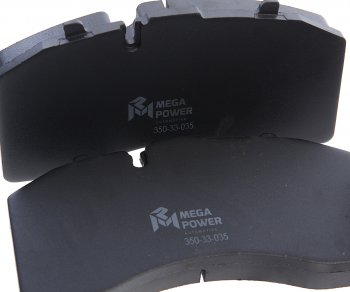 4 549 р. Колодки тормозные MERCEDES SAF дисковые (211x108x30) (4шт.) MEGAPOWER MEGAPOWER 350-33-035  с доставкой в г. Воронеж. Увеличить фотографию 3