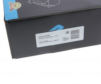 1 099 р. Колодки тормозные FORD Focus 1 (98-04) передние (4шт.) MEGAPOWER MEGAPOWER 350-33-058  с доставкой в г. Воронеж. Увеличить фотографию 4