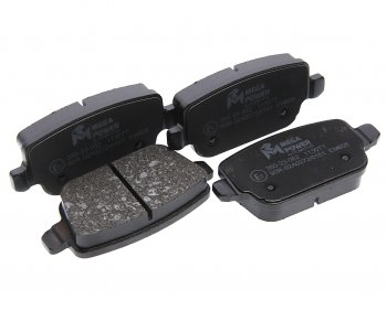 1 059 р. Колодки тормозные FORD Galaxy,Mondeo LAND ROVER Freelander задние (4шт.) MEGAPOWER MEGAPOWER 350-33-062  с доставкой в г. Воронеж. Увеличить фотографию 1