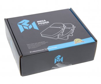 1 159 р. Колодки тормозные NISSAN Micra (03-),Note (E11) (06-) RENAULT Clio (05-) передние (4шт.) MEGAPOWER MEGAPOWER 350-33-108  с доставкой в г. Воронеж. Увеличить фотографию 3