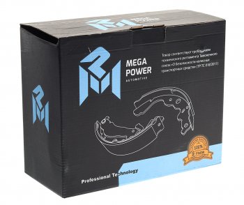 1 099 р. Колодки тормозные УАЗ длинные (4шт.) комплект MEGAPOWER MEGAPOWER 350-33-154  с доставкой в г. Воронеж. Увеличить фотографию 4