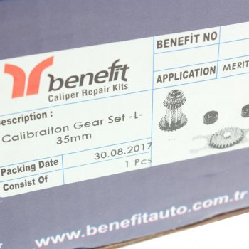 1 429 р. Ремкомплект суппорта MERITOR Elsa 1 (подводной механизм левый) (35мм) BENEFIT BENEFIT 3508-1  с доставкой в г. Воронеж. Увеличить фотографию 3