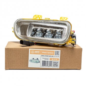 3 199 р. Фара противотуманная КАМАЗ-5490,MERCEDES Axor правая LED AVTOELECTRICA AVTOELECTRICA 3542.3743r led aе (фг016 ae)  с доставкой в г. Воронеж. Увеличить фотографию 1