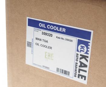 12 499 р. Радиатор масляный MAN TGA (02-) KALE KALE 359320  с доставкой в г. Воронеж. Увеличить фотографию 5