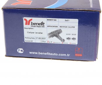 2 499 р. Ремкомплект суппорта MERITOR Elsa (нажимной рычаг) BENEFIT BENEFIT 3651  с доставкой в г. Воронеж. Увеличить фотографию 5