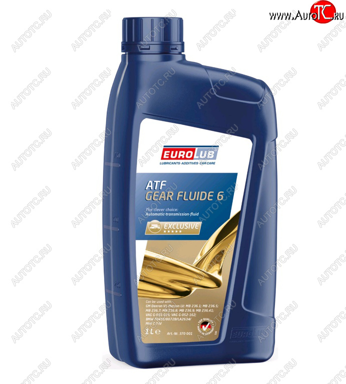 1 689 р. Масло трансмиссионное ATF GEAR FLUIDE 6 1л EUROLUB EUROLUB 370001  с доставкой в г. Воронеж