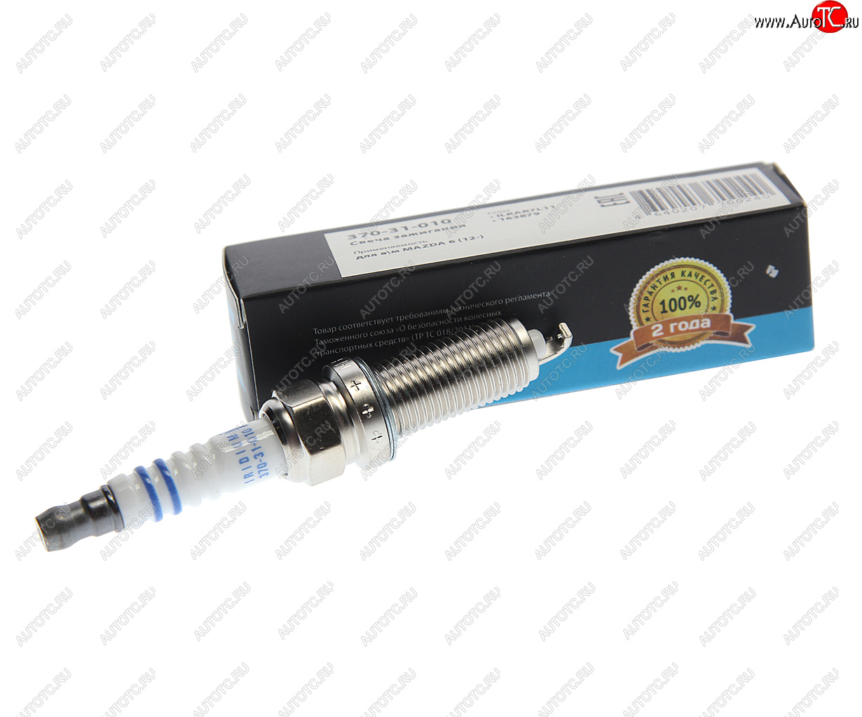 359 р. Свеча зажигания MAZDA 6 (12-) (1шт.) MEGAPOWER MEGAPOWER 370-31-010  с доставкой в г. Воронеж