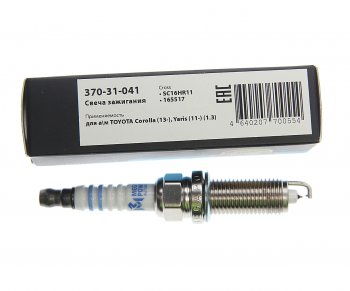 419 р. Свеча зажигания TOYOTA Corolla (13-),Yaris (11-) (1.3) (1шт.) MEGAPOWER MEGAPOWER 370-31-041  с доставкой в г. Воронеж. Увеличить фотографию 3