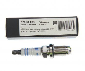 210 р. Свеча зажигания VW Bora,Golf 4,5,6,Passat B3,B5,B6 (1.41.61.8) AUDI A3 SEAT SKODA (1шт.) MEGAPOWER MEGAPOWER 370-31-044  с доставкой в г. Воронеж. Увеличить фотографию 3
