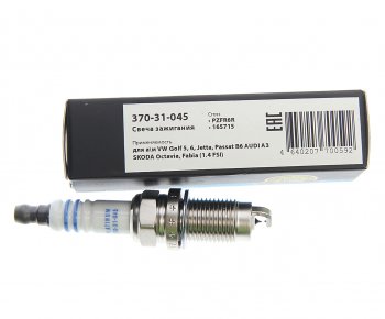 329 р. Свеча зажигания VW Golf 5,6,Jetta,Passat B6 AUDI A3 SKODA Octavia,Fabia (1.4 FSI) (1шт.) MEGAPOWER MEGAPOWER 370-31-045  с доставкой в г. Воронеж. Увеличить фотографию 3