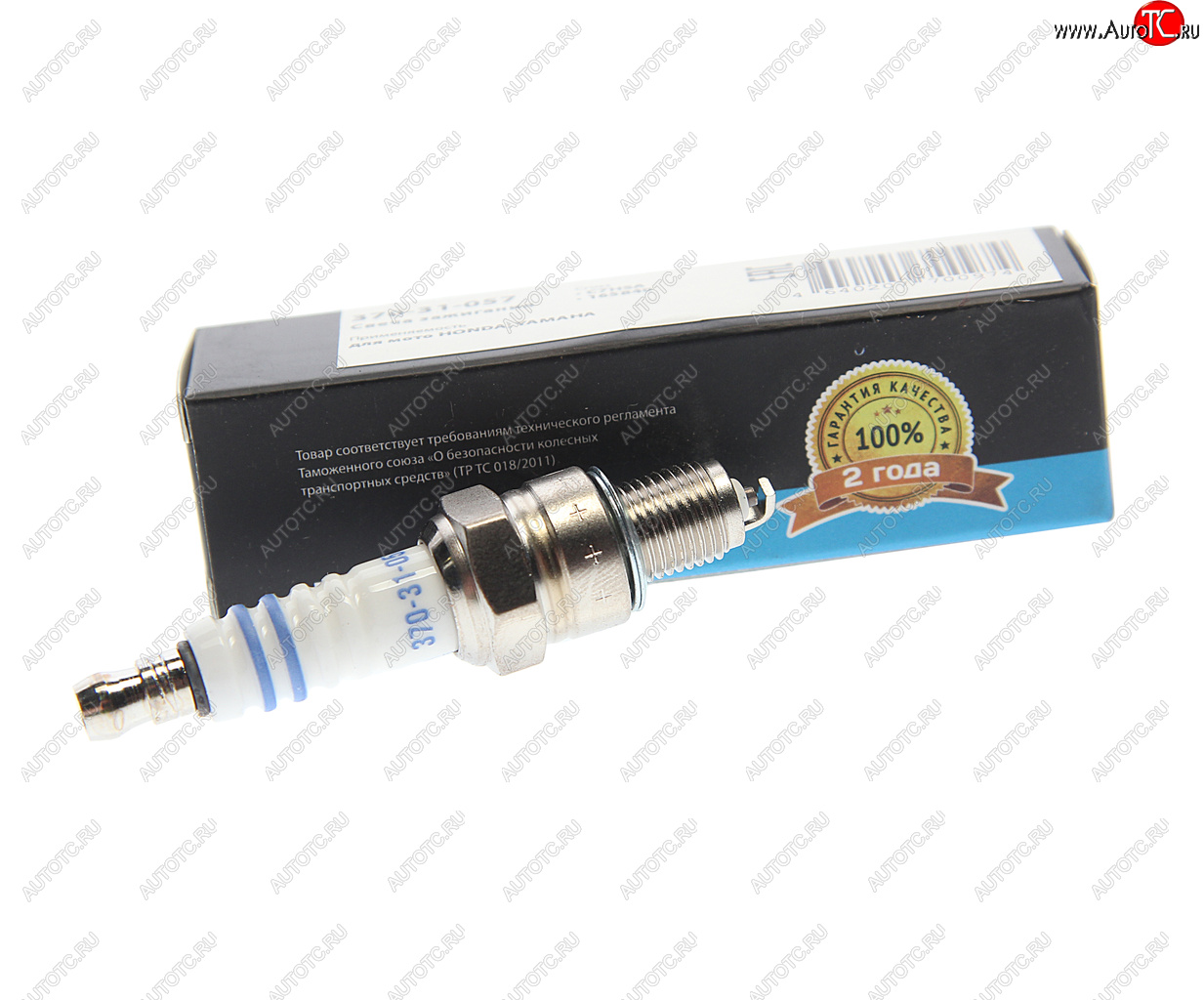 104 р. Свеча зажигания мото HONDA KAWASAKI YAMAHA SUZUKI (1шт.) MEGAPOWER MEGAPOWER 370-31-057  с доставкой в г. Воронеж