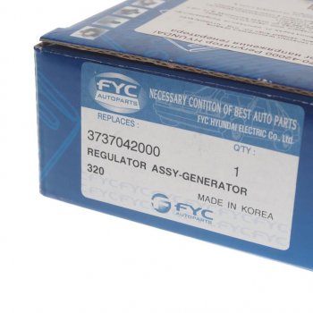 1 239 р. Регулятор HYUNDAI Porter напряжения генератора FYC FYC 37370-42000  с доставкой в г. Воронеж. Увеличить фотографию 4