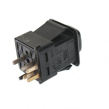 133 р. Выключатель кнопка 12V без символа АВАР АВАР 375.3710-09.00м  с доставкой в г. Воронеж. Увеличить фотографию 2