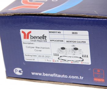 2 049 р. Ремкомплект суппорта MERITOR Elsa (корпус направляющих,прокладка,болты) BENEFIT BENEFIT 3830  с доставкой в г. Воронеж. Увеличить фотографию 4