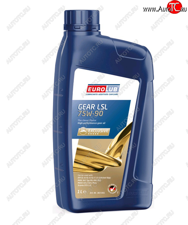 2 499 р. Масло трансмиссионное GEAR LSL GL-45 75W90 син.1л EUROLUB EUROLUB 383001  с доставкой в г. Воронеж
