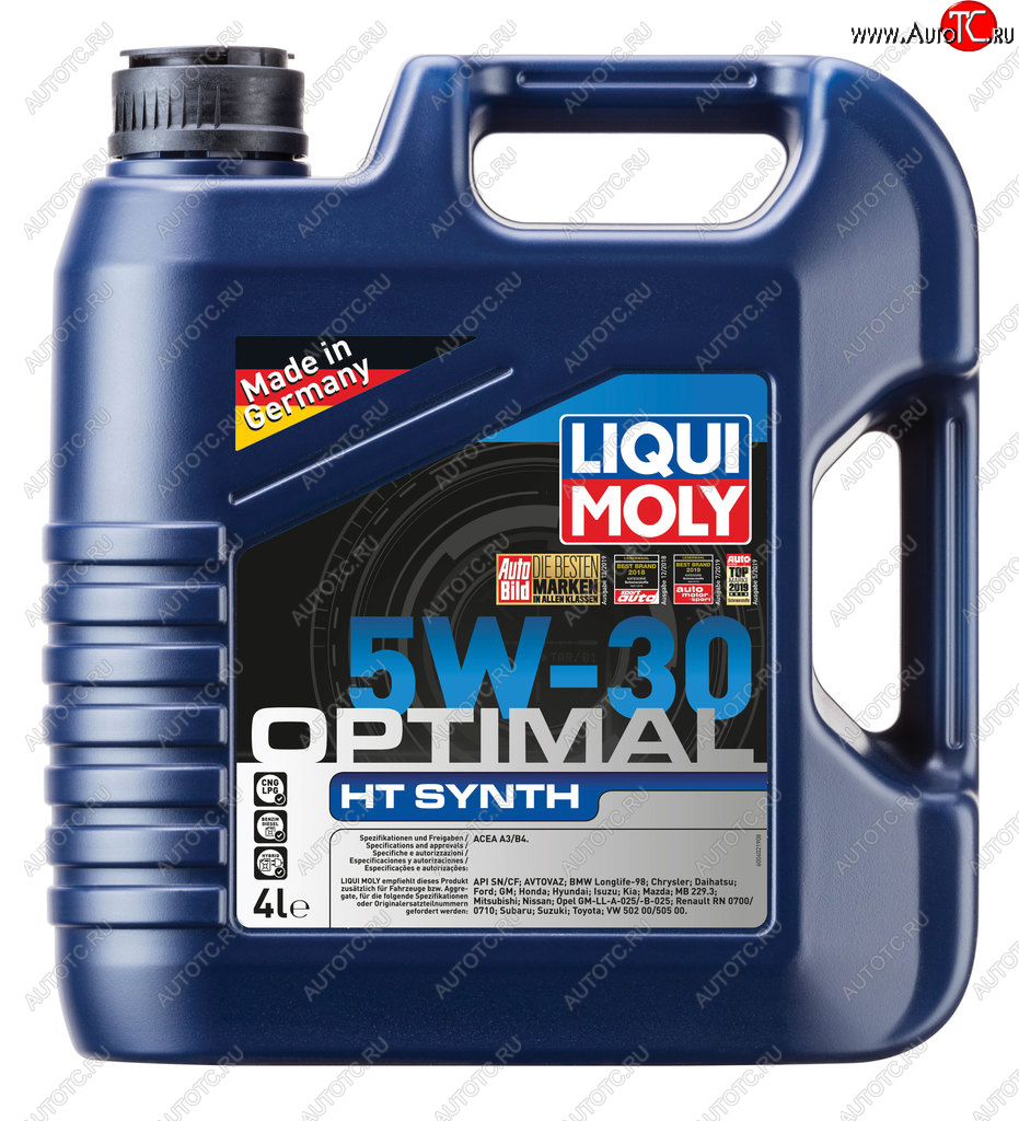 6 299 р. Масло моторное OPTIMAL SYNTH VW 5020050500 5W30 синт.4л LIQUI MOLY LIQUI MOLY 39001  с доставкой в г. Воронеж