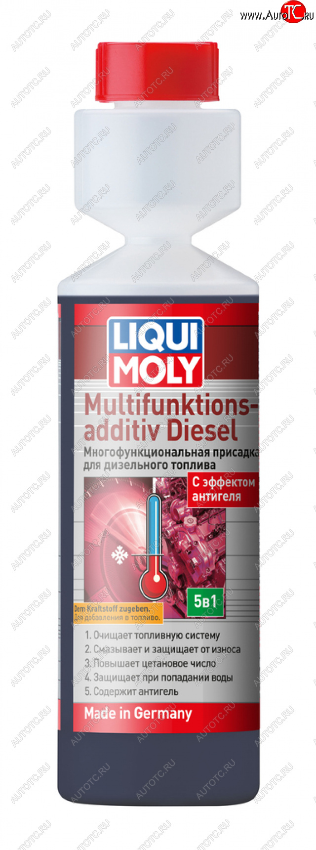 1 479 р. Присадка в дизельное топливо многофункциональная 250мл LIQUI MOLY LIQUI MOLY 39024  с доставкой в г. Воронеж