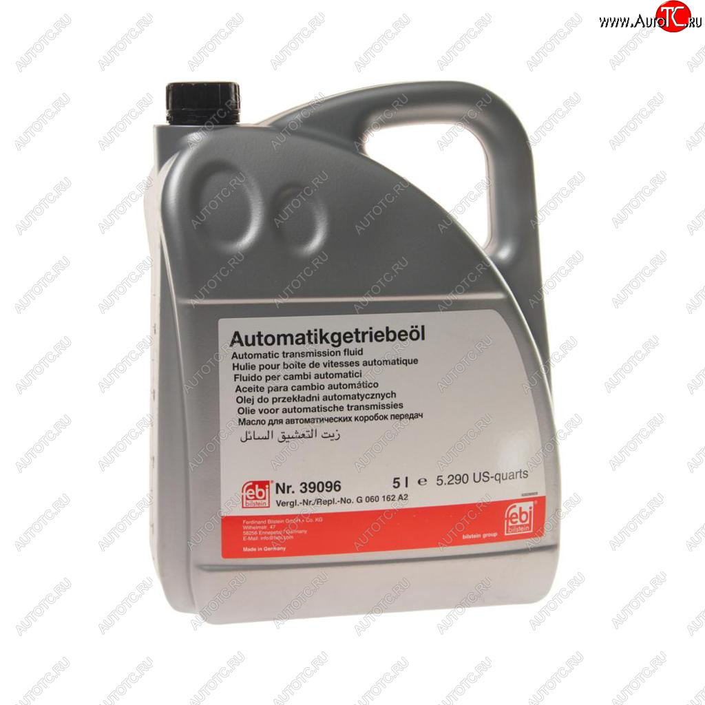 9 299 р. Масло трансмиссионное ATF для АКПП VW AUDI 5л FEBI FEBI 39096  с доставкой в г. Воронеж