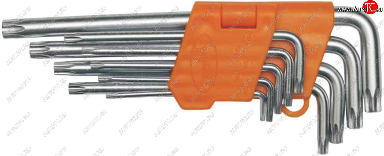 389 р. Набор ключей TORX T10-Т50 Г-образных 9 предметов Professional АВТОДЕЛО АВТОДЕЛО 39151  с доставкой в г. Воронеж