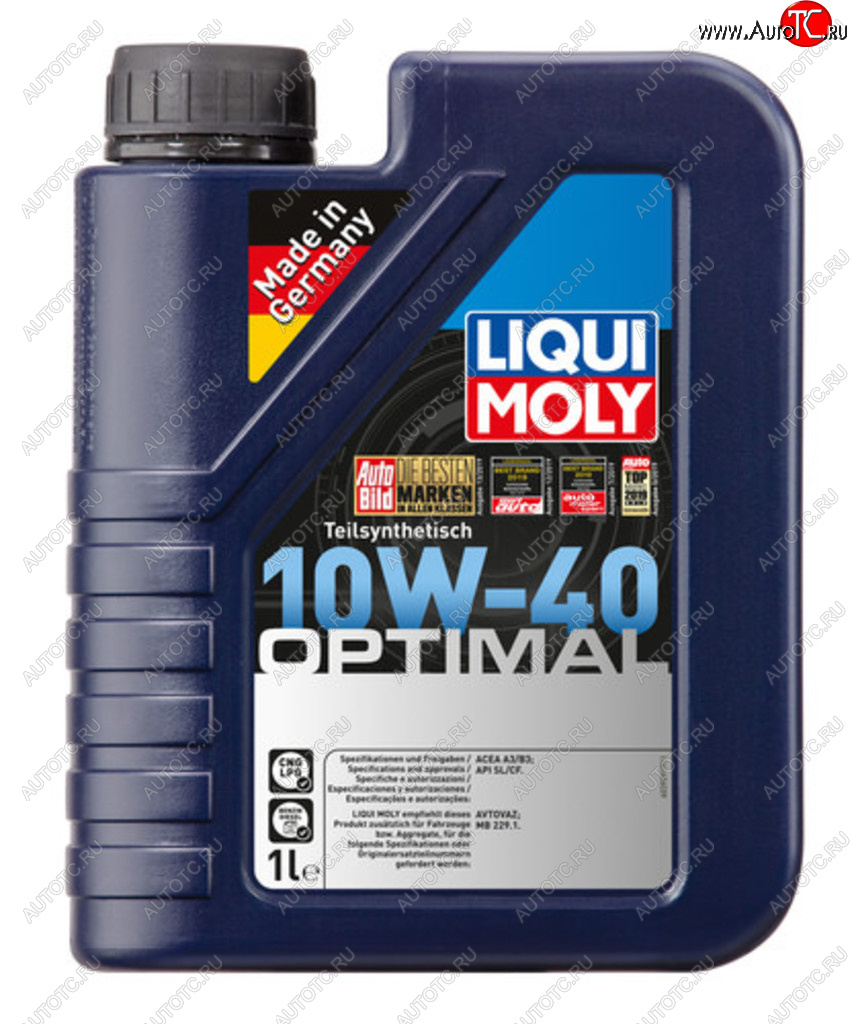 1 399 р. Масло моторное OPTIMAL 10W40 псинт.1л LIQUI MOLY LIQUI MOLY 3929  с доставкой в г. Воронеж