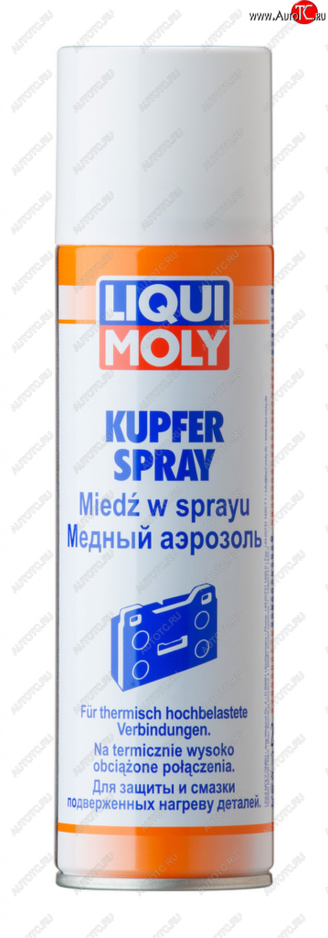 989 р. Средство для колодок тормозных спрей медный 250мл LIQUI MOLY LIQUI MOLY 3970  с доставкой в г. Воронеж