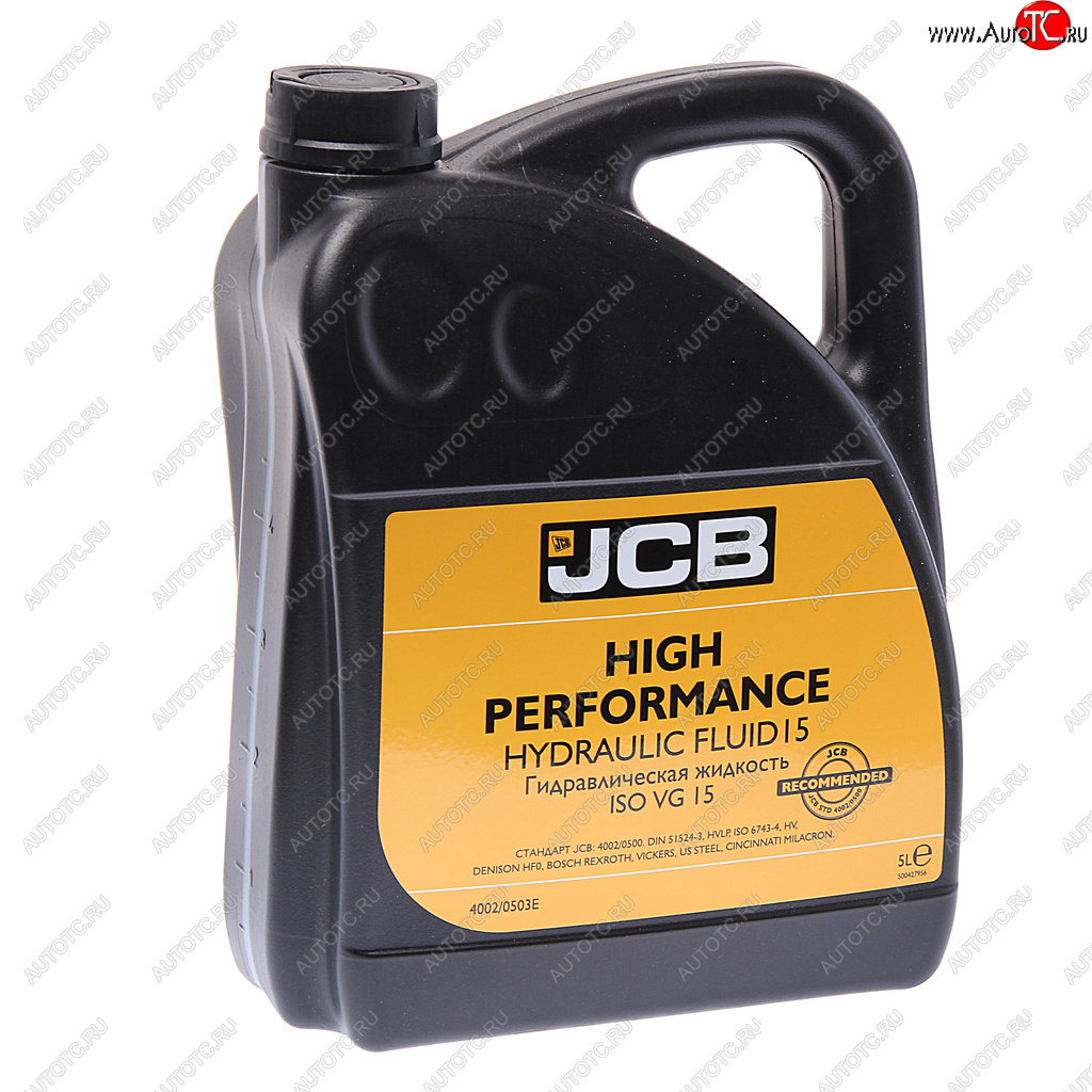 8 649 р. Масло гидравлическое HYDRAULIC FLUID HP15 5л JCB JCB 40020503 JCB 40020503  с доставкой в г. Воронеж