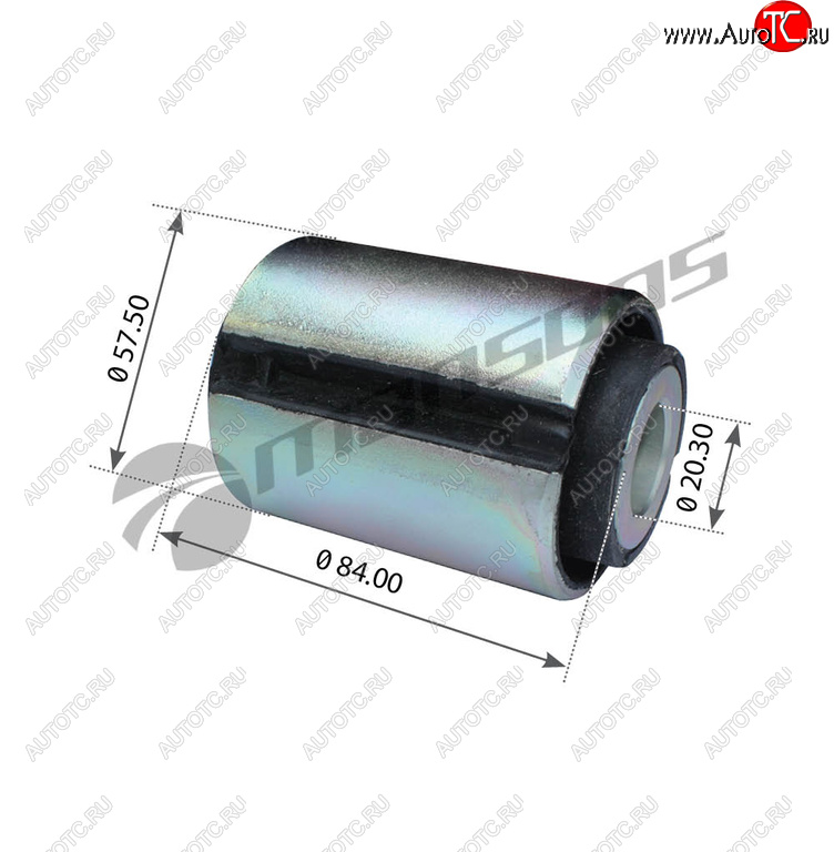 459 р. Сайлентблок MAN рессоры (20x57x84) MANSONS MANSONS 400.526  с доставкой в г. Воронеж