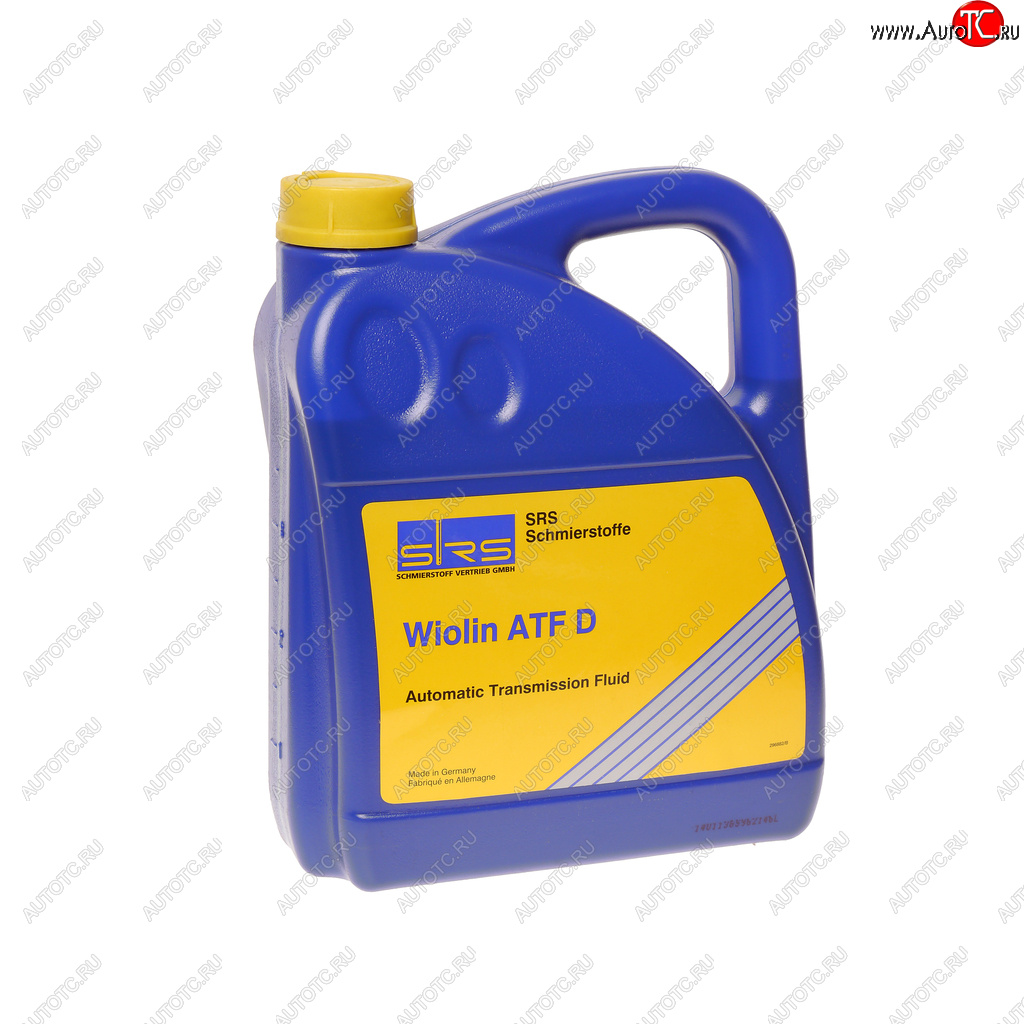 4 399 р. Масло трансмиссионное WIOLIN ATF D КПП автомат 4л SRS SRS 4033885000205  с доставкой в г. Воронеж