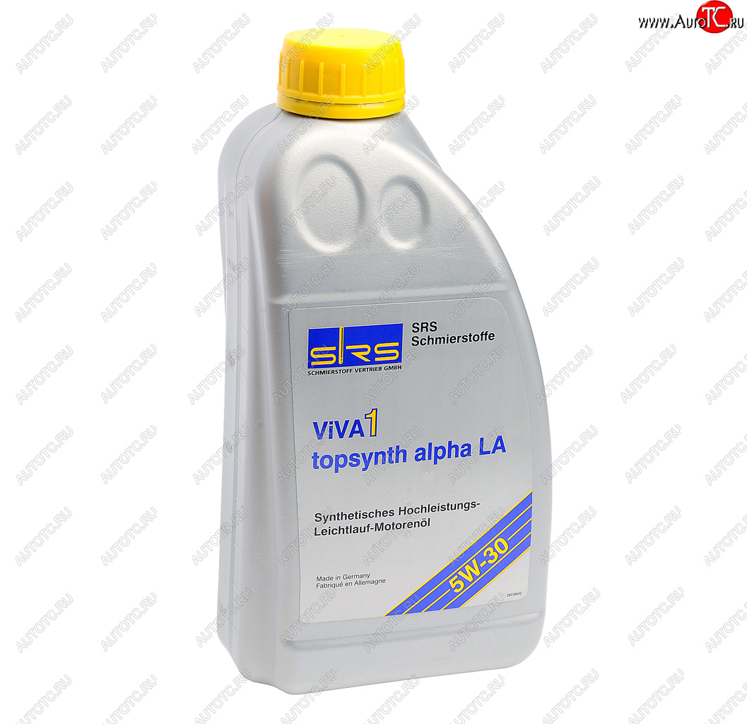 1 469 р. Масло моторное VIVA 1 TOPSYNTH ALPHA LA 5W30 синт.1л SRS SRS 4033885000533  с доставкой в г. Воронеж