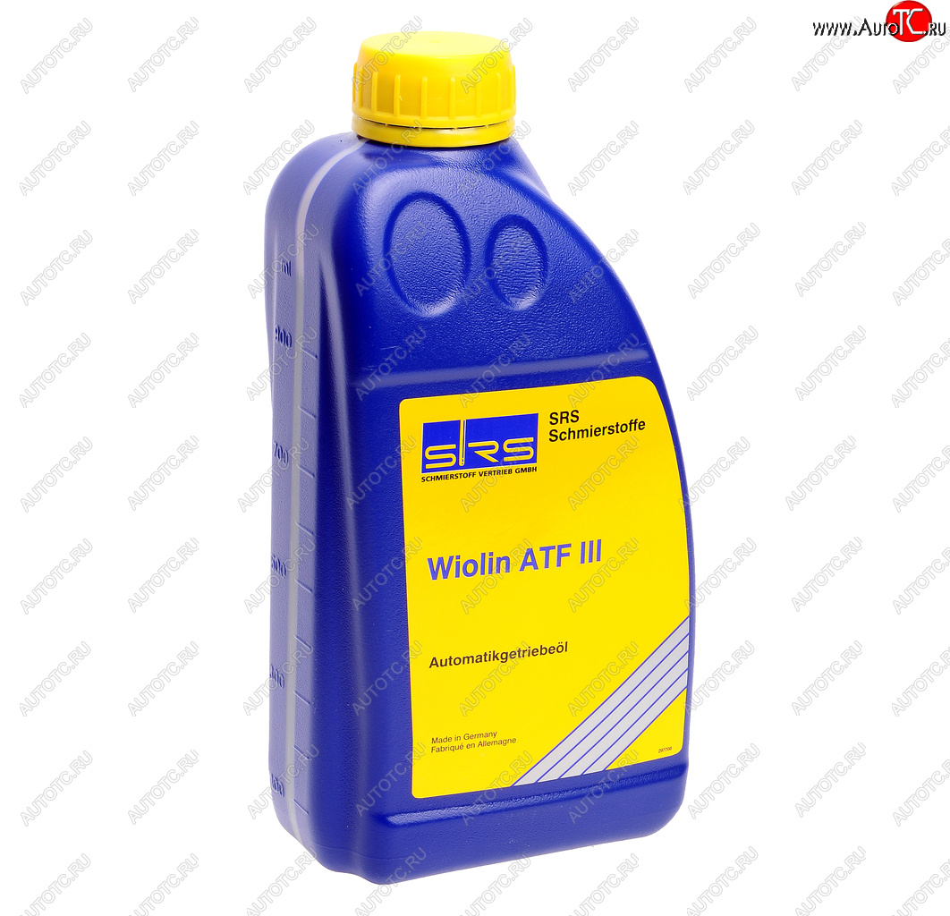 1 479 р. Масло трансмиссионное WIOLIN ATF III КПП автомат 1л SRS SRS 4033885000953  с доставкой в г. Воронеж