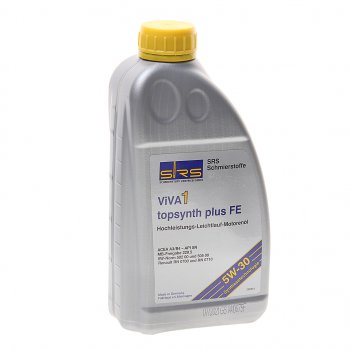 1 459 р. Масло моторное VIVA 1 TOPSYNTH Plus FE 5W30 синт.1л SRS SRS 4033885001868  с доставкой в г. Воронеж. Увеличить фотографию 1