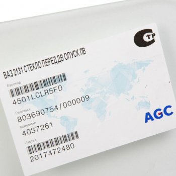 1 029 р. Стекло опускное ВАЗ-21213 левое БСЗ AGC 4037261  с доставкой в г. Воронеж. Увеличить фотографию 2