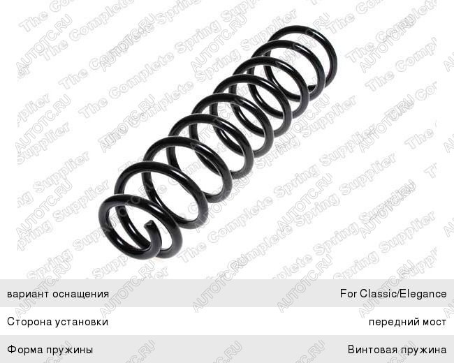 5 999 р. Пружина передней подвески LESJOFORS Mercedes-Benz E-Class W211 дорестайлинг седан (2002-2006)  с доставкой в г. Воронеж