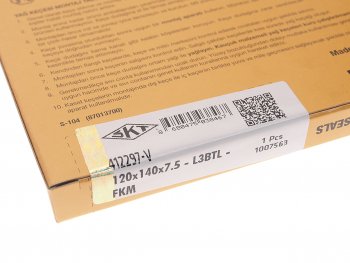 1 599 р. Сальник КАМАЗ системы подкачки колес 120х140х7.5 SKT SKT 412297-v  с доставкой в г. Воронеж. Увеличить фотографию 4