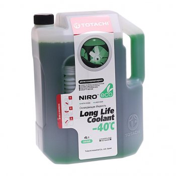 1 039 р. Антифриз зеленый -40C 4л SUPER LLC NIRO TOTACHI TOTACHI 41604  с доставкой в г. Воронеж. Увеличить фотографию 1