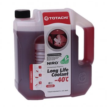 579 р. Антифриз красный -40C 2л SUPER LLC NIRO TOTACHI TOTACHI 41802  с доставкой в г. Воронеж. Увеличить фотографию 1