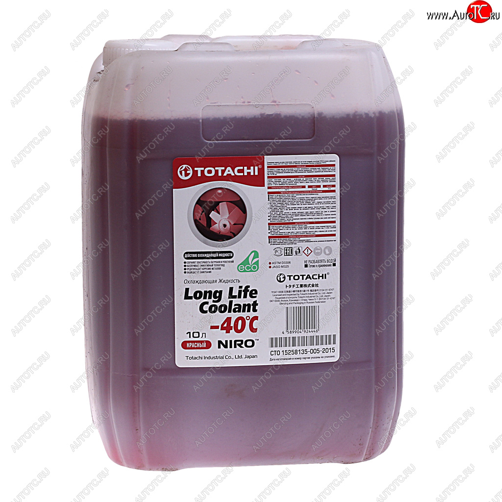 2 269 р. Антифриз красный -40C 10л SUPER LLC NIRO TOTACHI TOTACHI 41810  с доставкой в г. Воронеж