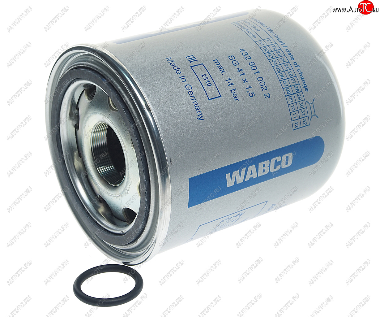 10 899 р. Фильтр осушителя MAN (18-) (41х1.5мм) (Air System Protector) WABCO WABCO 4329010022  с доставкой в г. Воронеж