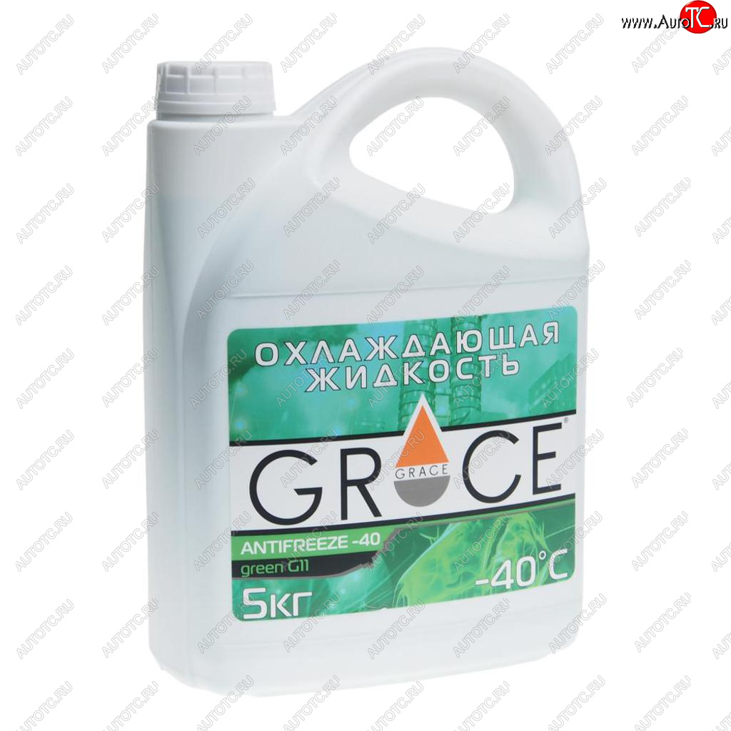 1 379 р. Антифриз зеленый -40C 5кг G11 GRACE GRACE 4603728817491  с доставкой в г. Воронеж