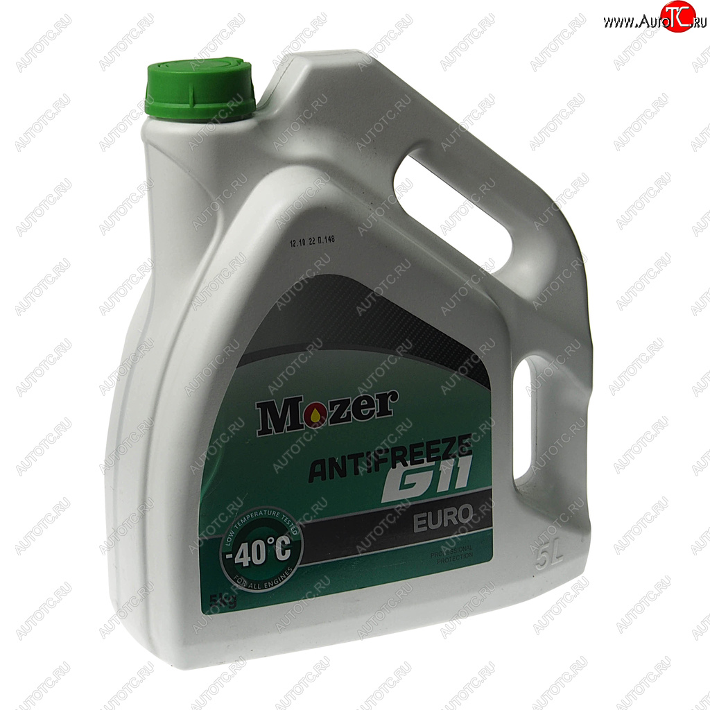 899 р. Антифриз зеленый Euro -40C 5кг G11 MOZER MOZER 4606482  с доставкой в г. Воронеж