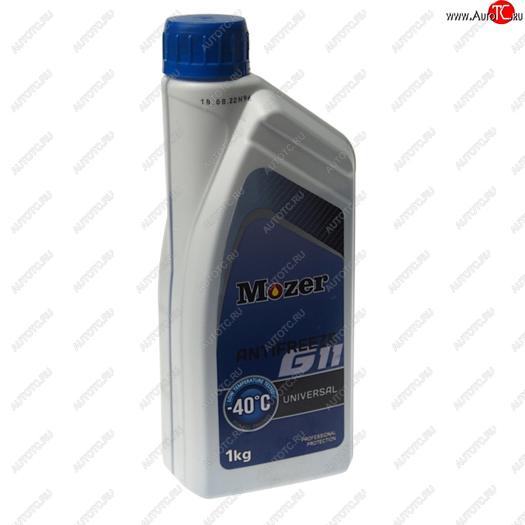 205 р. Антифриз синий Universal -40C 1кг G11 MOZER MOZER 4606765  с доставкой в г. Воронеж
