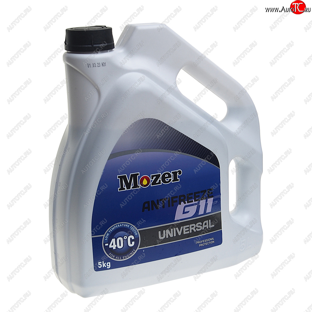 829 р. Антифриз синий Universal -40C 5кг G11 MOZER MOZER 4606772  с доставкой в г. Воронеж