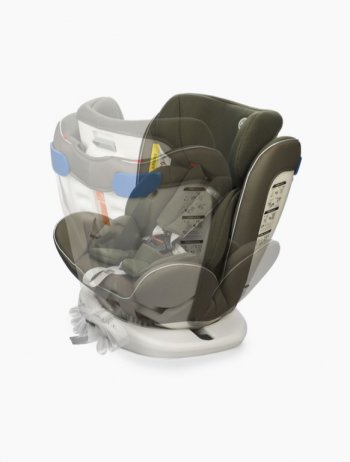 14 849 р. Автокресло детское 0-36кг (0+I-ll-IlI) 0-12лет dark green UNIX Isofix HAPPY BABY HAPPY BABY 4690624035449  с доставкой в г. Воронеж. Увеличить фотографию 8