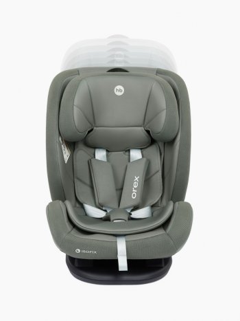16 949 р. Автокресло детское 0-36кг (0+I-ll-IlI) 0-12лет dark green OREX Isofix HAPPY BABY HAPPY BABY 4690624065477  с доставкой в г. Воронеж. Увеличить фотографию 8