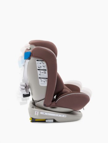 14 999 р. Автокресло детское 0-36кг (0+I-ll-IlI) 0-12лет chocolate UNIX Isofix HAPPY BABY HAPPY BABY 4690624066269  с доставкой в г. Воронеж. Увеличить фотографию 8