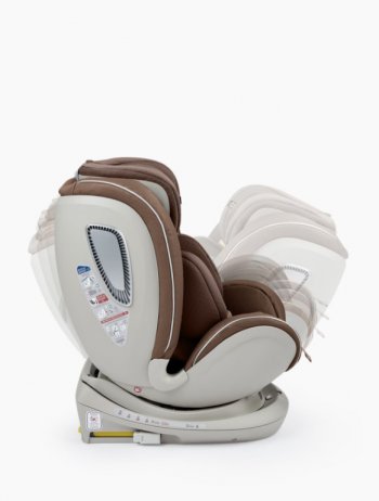 18 499 р. Автокресло детское 0-36кг (0+I-ll-IlI) 0-12лет brown I-UNIX Isofix с боковой доп.защитой HAPPY BABY HAPPY BABY 4690624068959  с доставкой в г. Воронеж. Увеличить фотографию 6